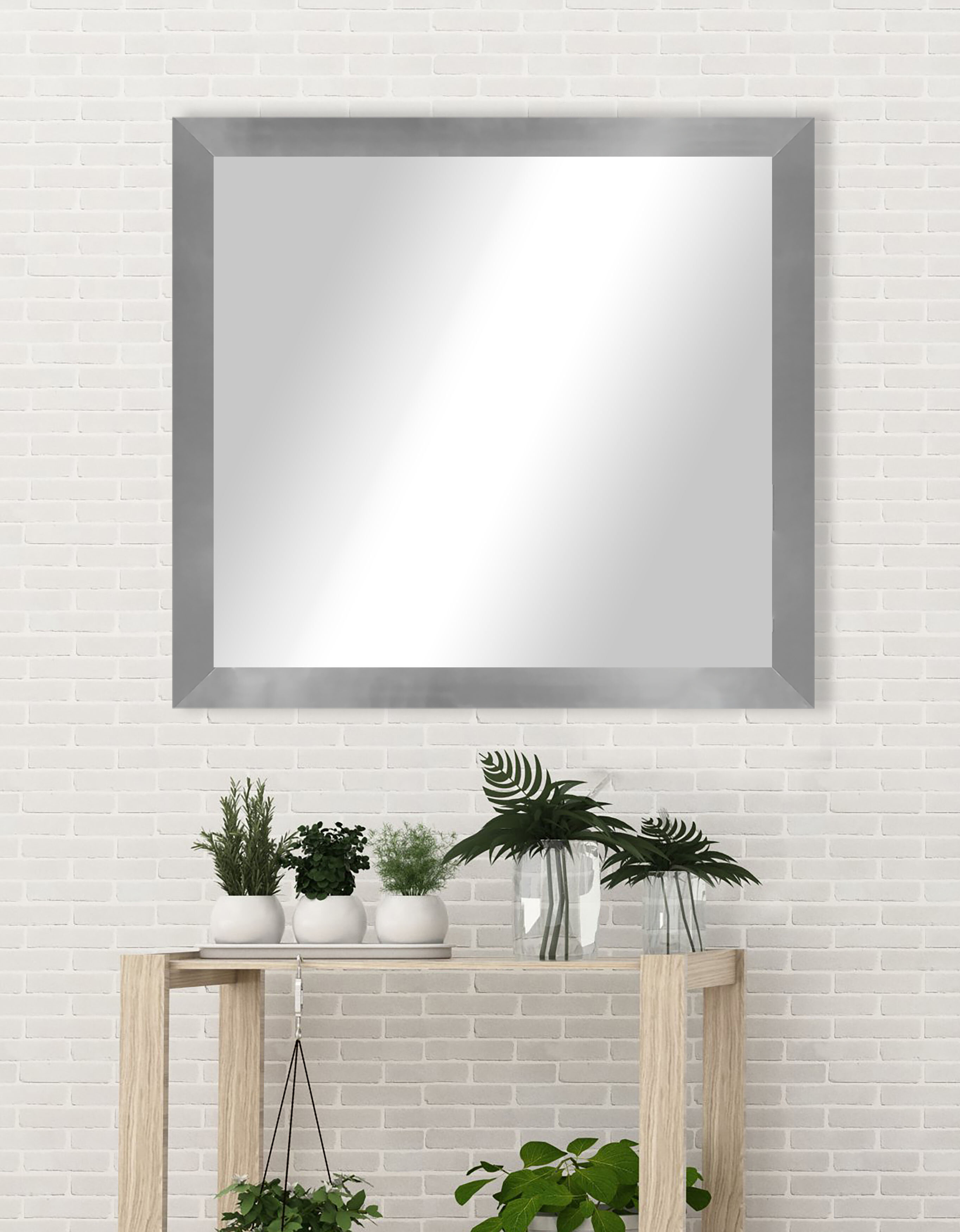 Wayfair | Square Wood Mirrors You'll Love in 2022