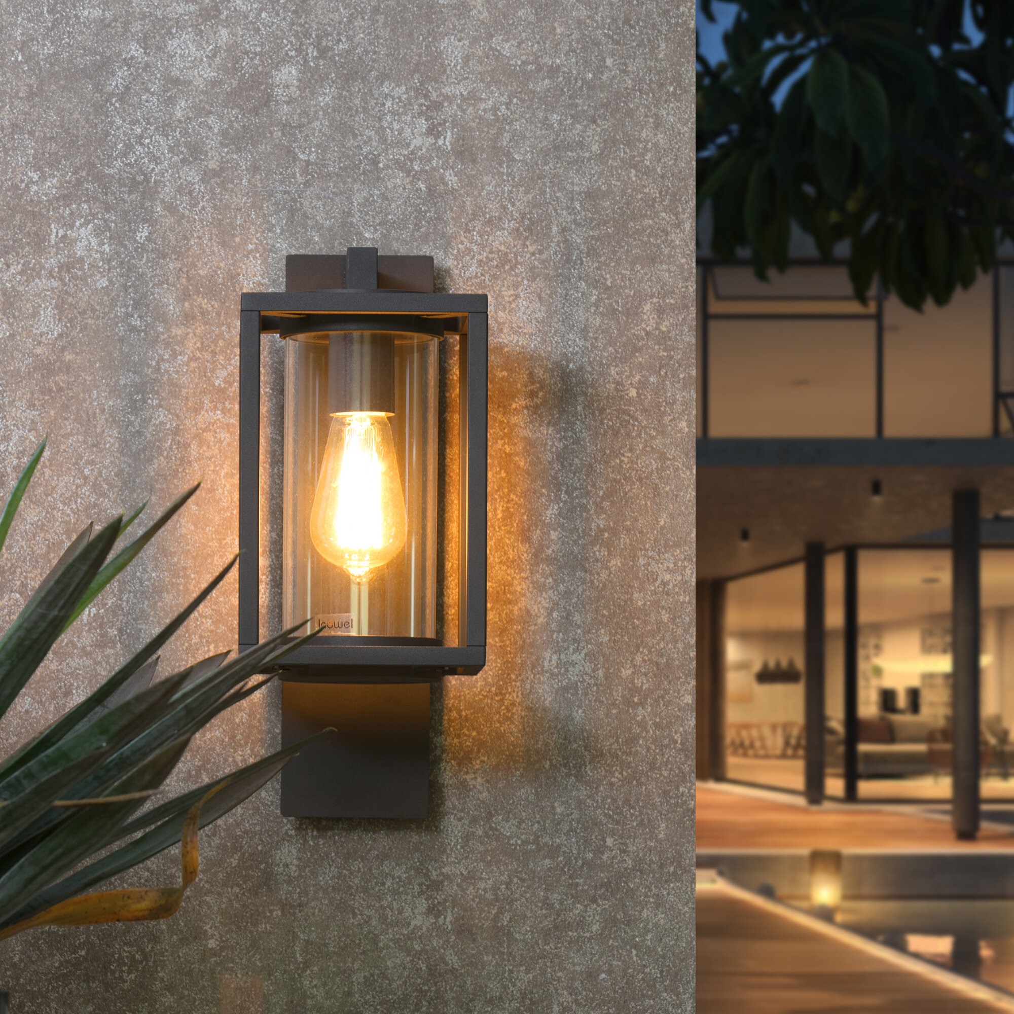 Outdoor Wall Lantern Wall Light Rust-Proof Garden Decorative Security IP44 