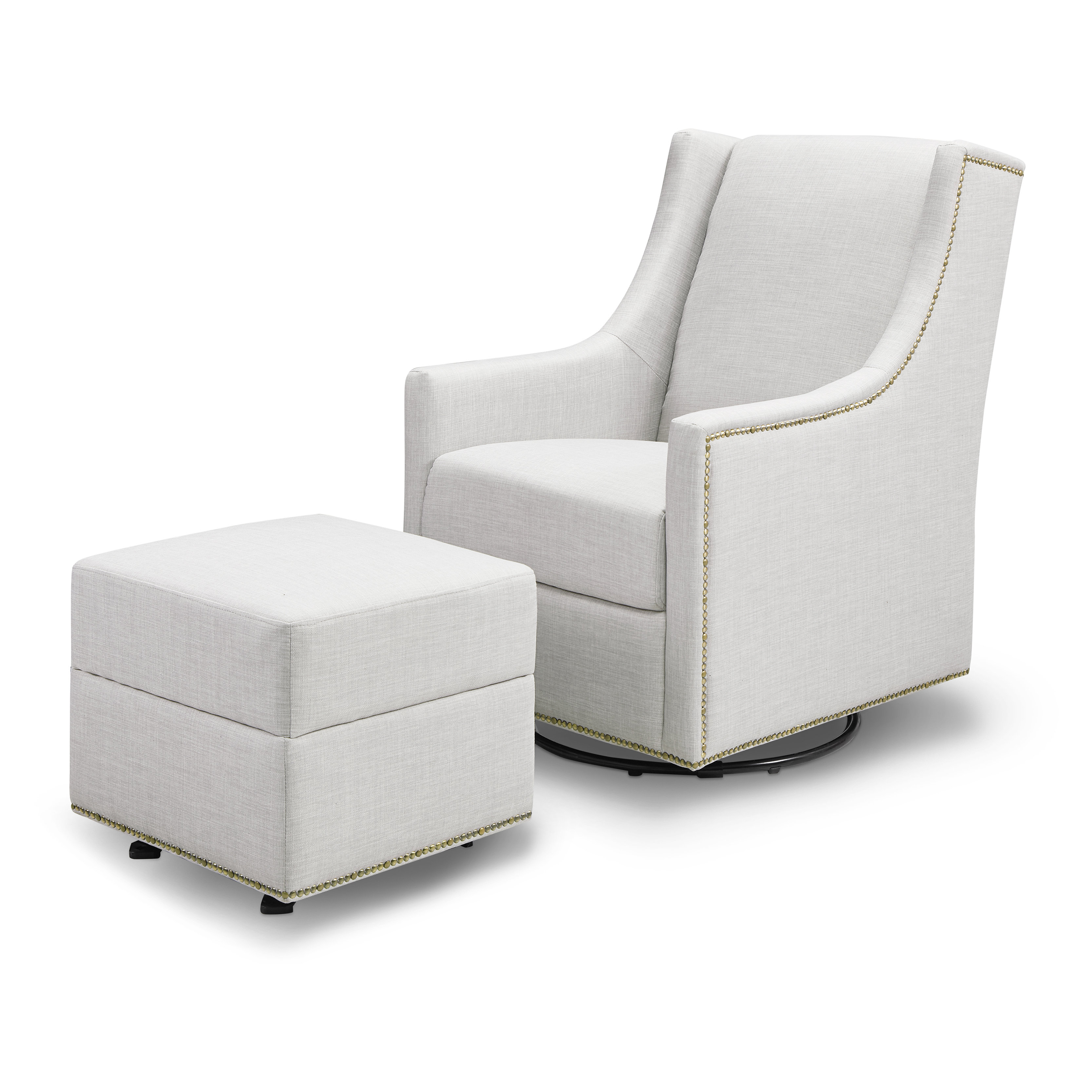 glider with ottoman