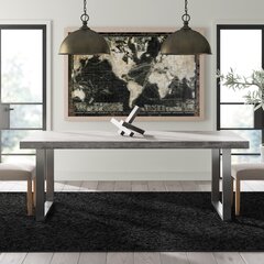 Dining Table Dining Table Dori Table Concrete Look 120 x 80 x76 cm Angle Feet 