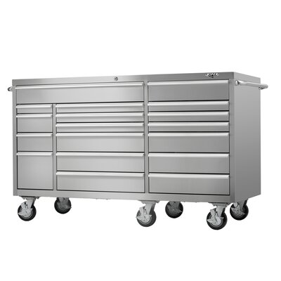 Pro 72w 18 Drawer Tool Chest Viper Tool Storage Color Stainless Steel