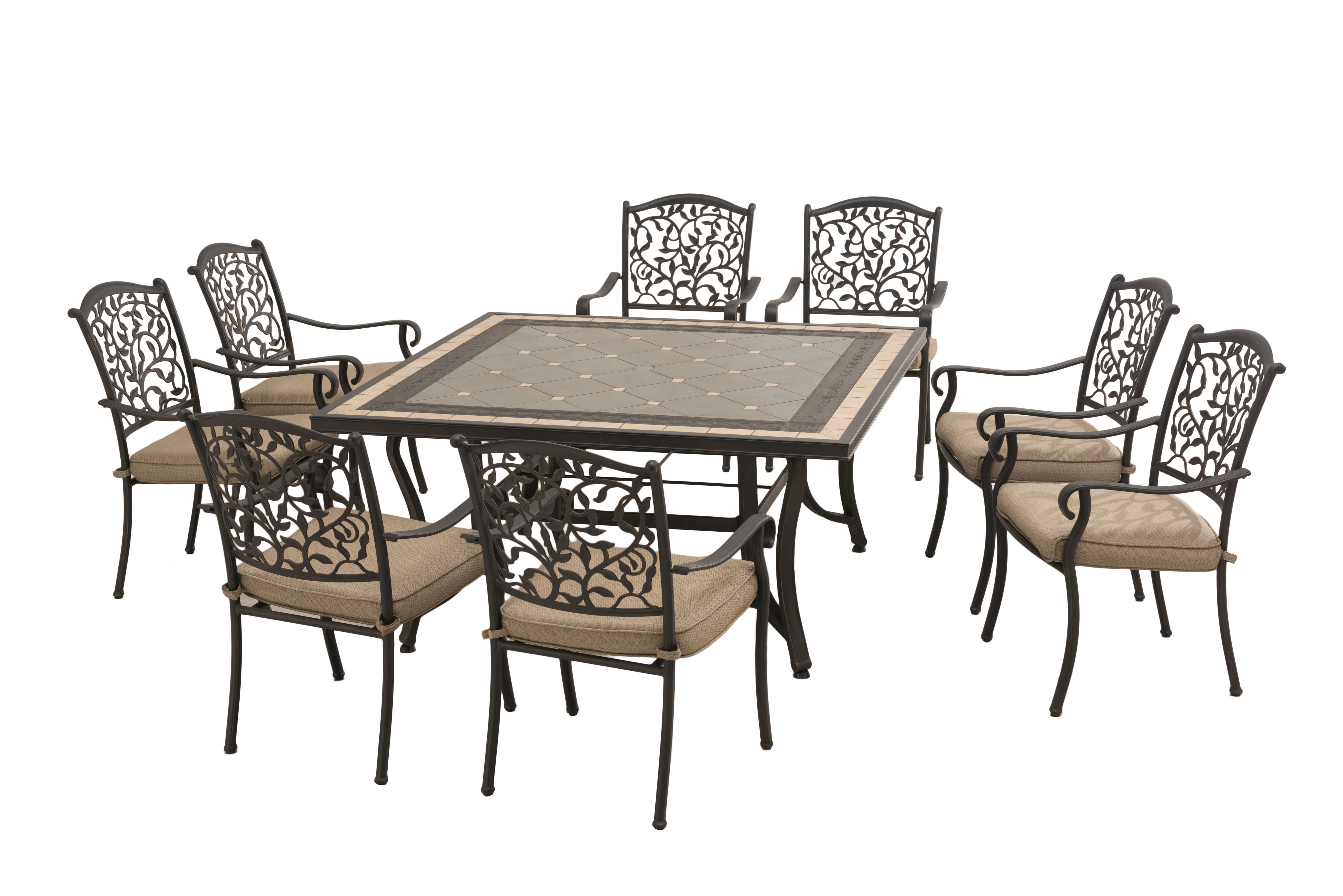 Sunjoy Legacy 9 Piece Dining Set & Reviews Wayfair
