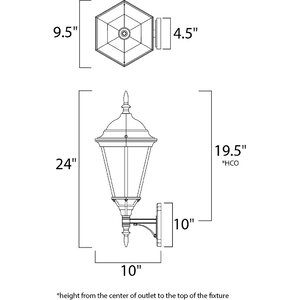 Asherton 1-Light Outdoor Sconce