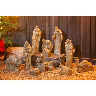 5.5” Nativity Set Of 11 Characters 