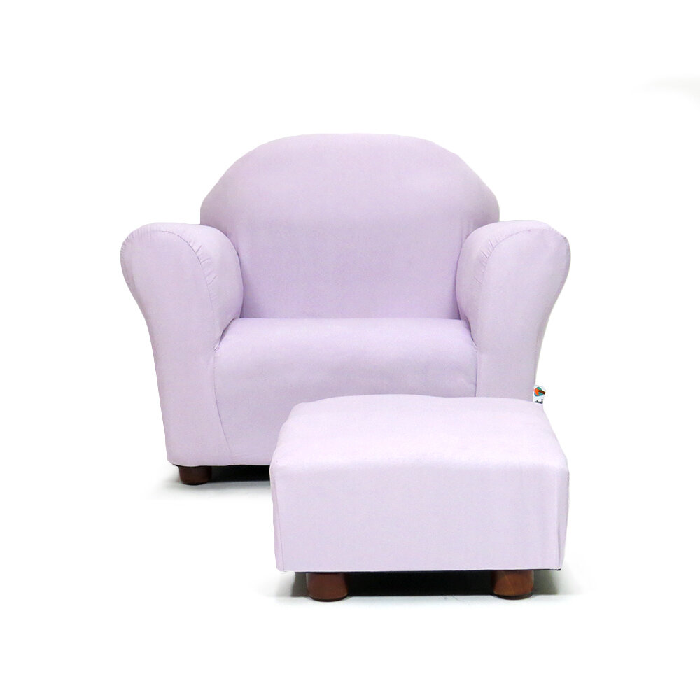 Featured image of post Purple Chair With Ottoman : A leather chair is stylish and adds some club chairs should be of the same material and color as the paired ottomans for a cohesive look.