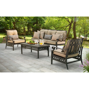 Go to store & view more images Derry 4 Piece Sofa Set with Cushions by Darby Home Co