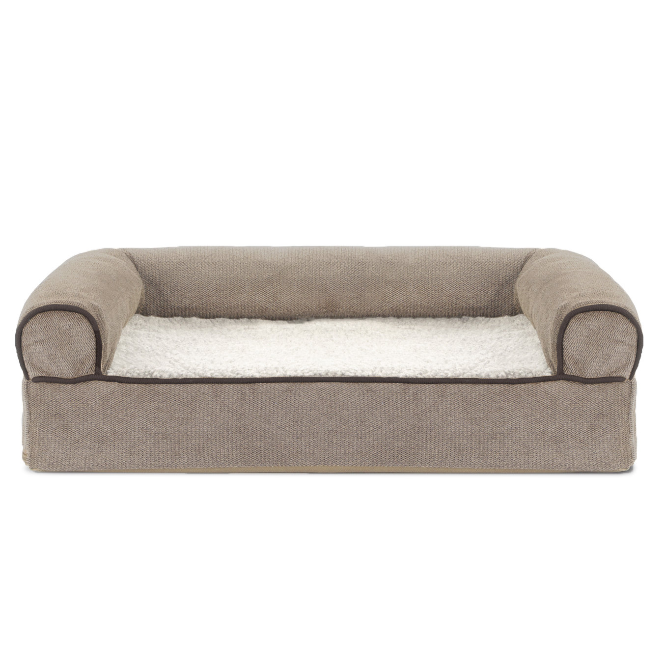 oval cushy dog sofa