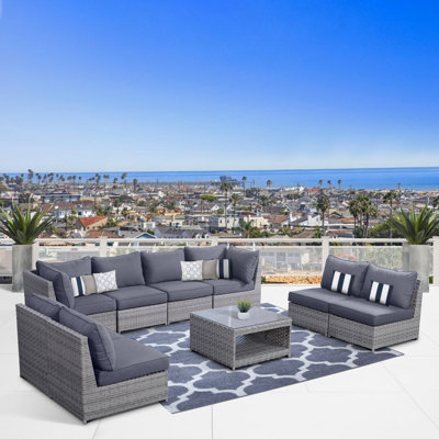 Kensington 9 Piece Armless Set Breakwater Bay