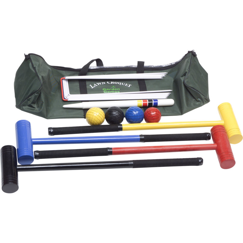 Freeport Park Lawn Croquet Set Wayfair Co Uk