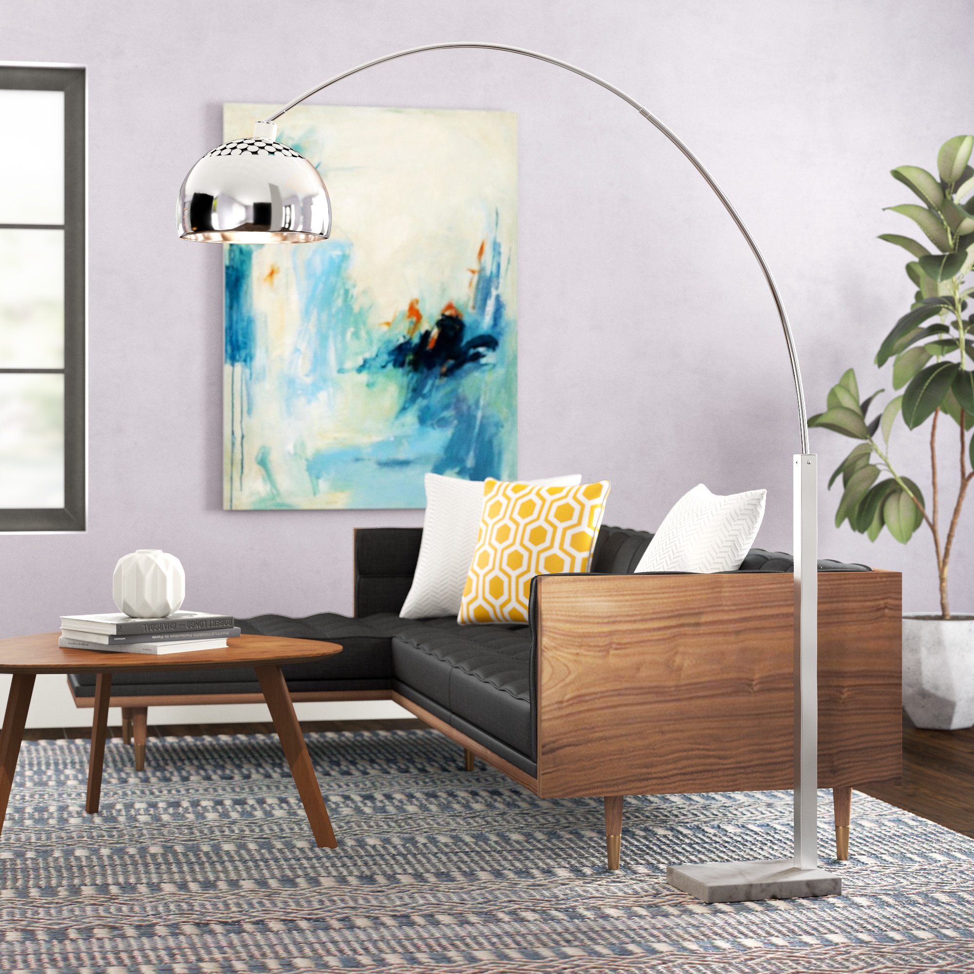 Claireville 4" Arched Floor Lamp