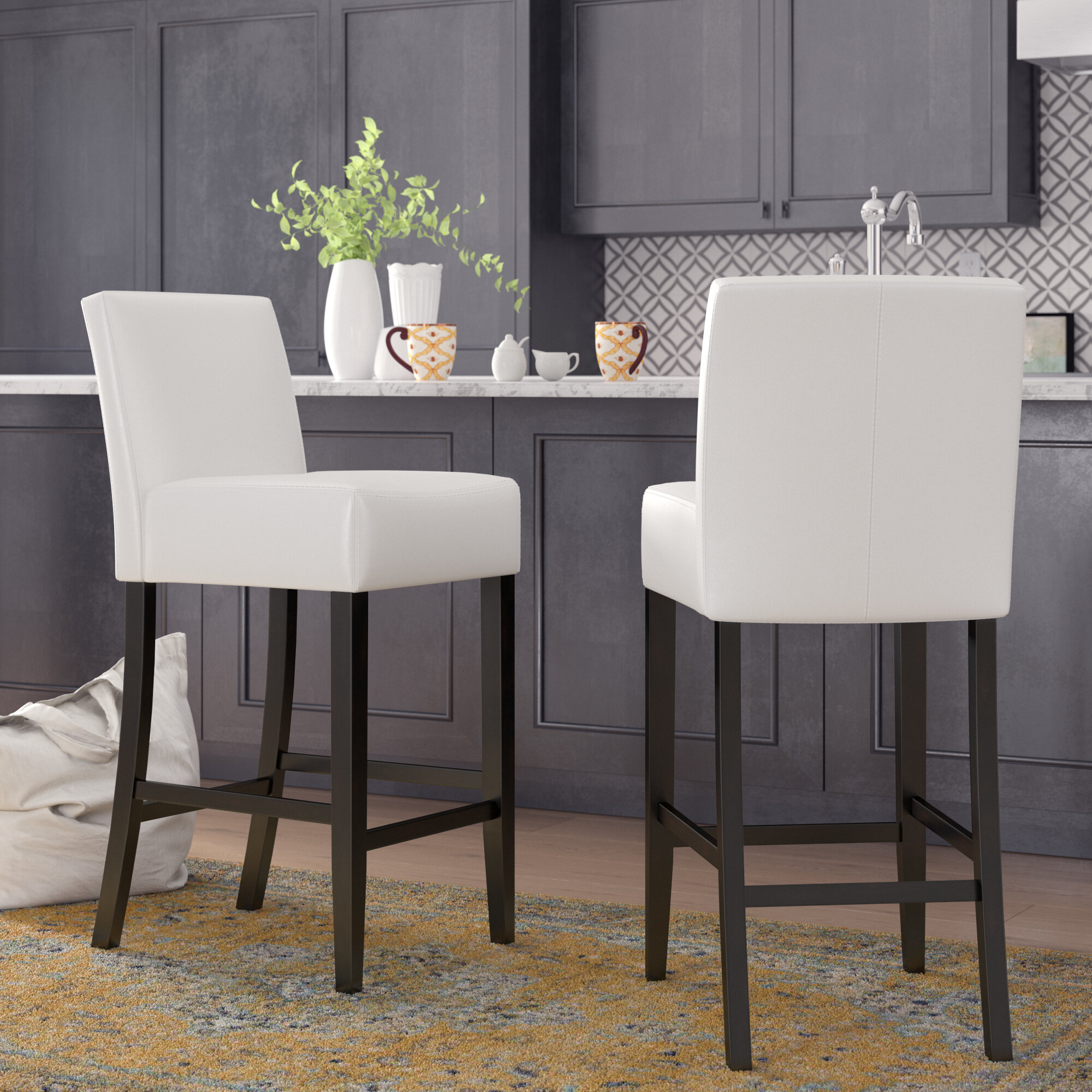 Charlton Home Ridgedale Bar Counter Stool Reviews Wayfair