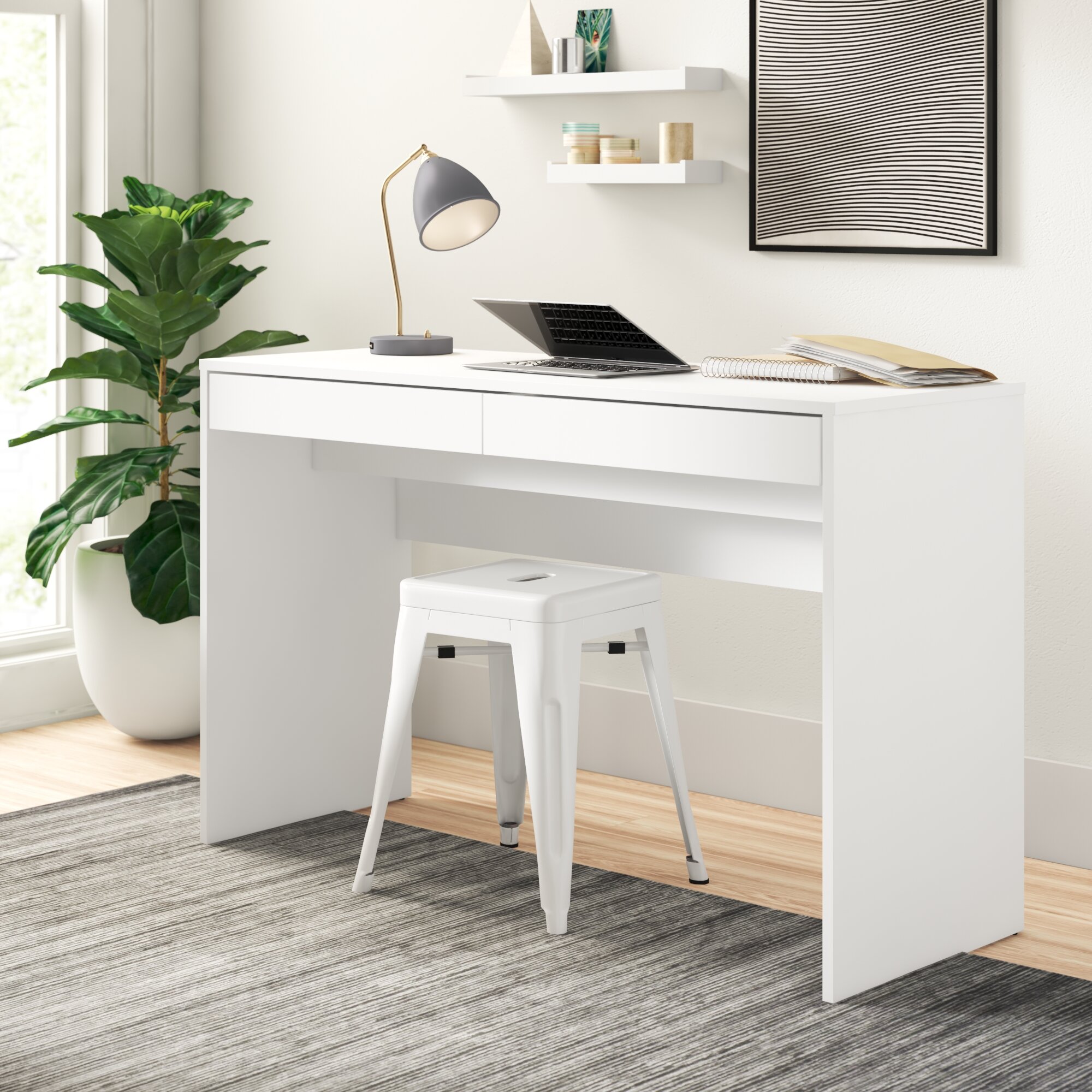 wayfair writing desk white