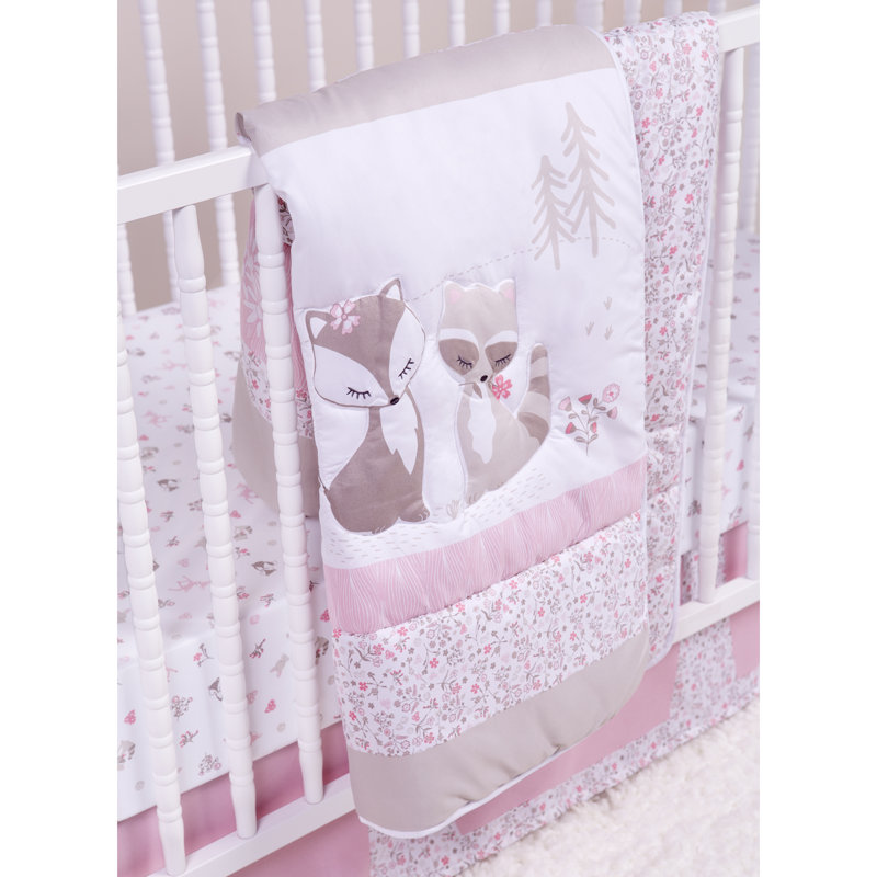 Harriet Bee Blountsville Forest Friends 4 Piece Crib Bedding Set