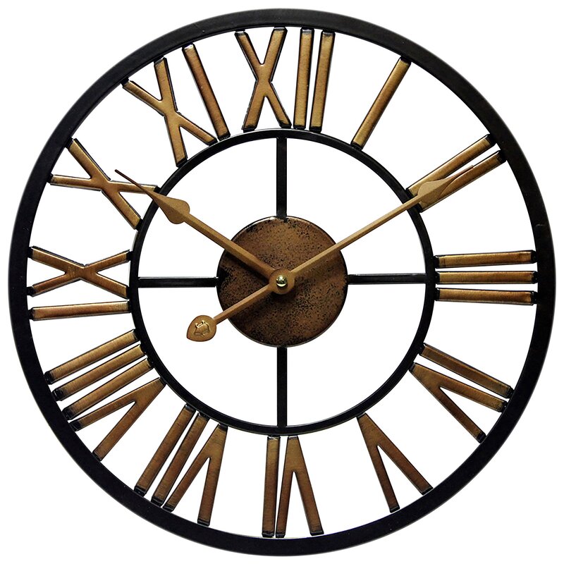 Darby Home Co Round Wall Clock & Reviews Wayfair