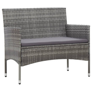 Garden Wicker Rattan Outdoor Benches You Ll Love In 2021 Wayfair