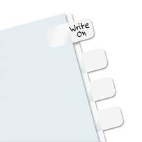 Redi-Tag 31080 Write-On Self-Stick Index Tabs 1 1/2 x 2 Blue Green Yellow 30/Pack 