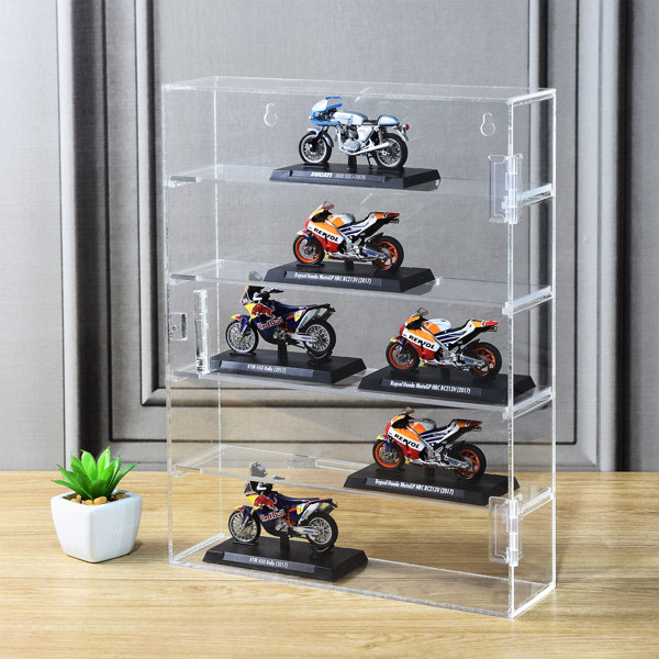 Acrylic Display Cases Diecast Cars Toys Models Protection Cube Case Boxes 