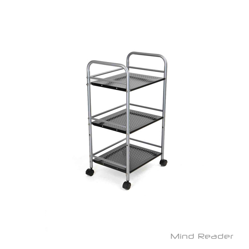 3 tier metal cart turquoise tier metal top utility cart mind reader reviews wayfair 3 tier metal cart turquoise tier metal top utility cart mind reader reviews wayfair