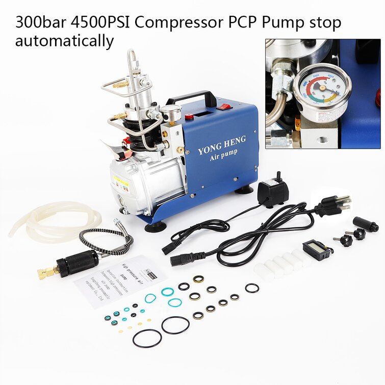 30MPa High Pressure Air Compressor Pump PCP Electric 4500PSI System Rifle 2stage 