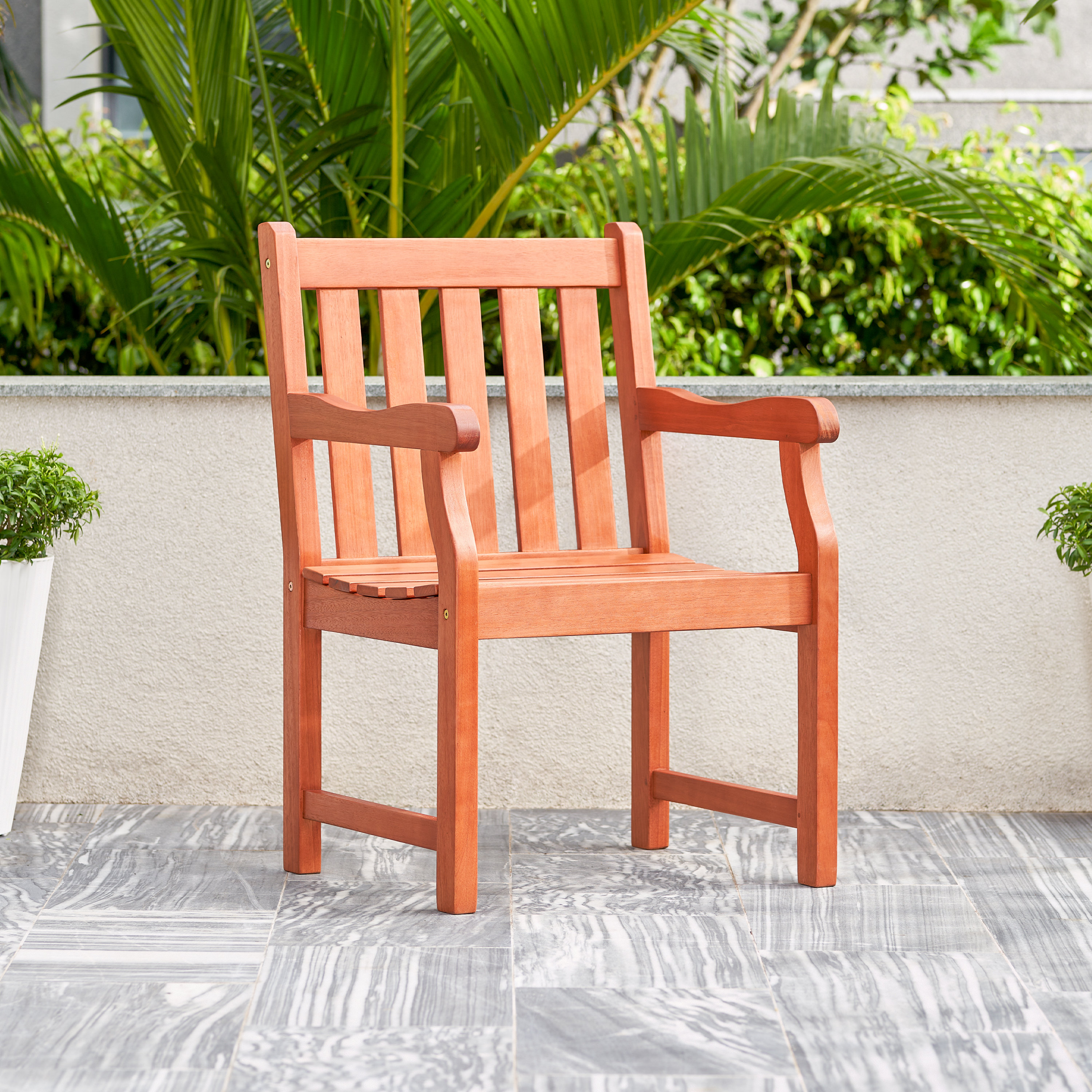 Wildon Home® Delanie Eucalyptus Patio Dining Armchair Wayfair