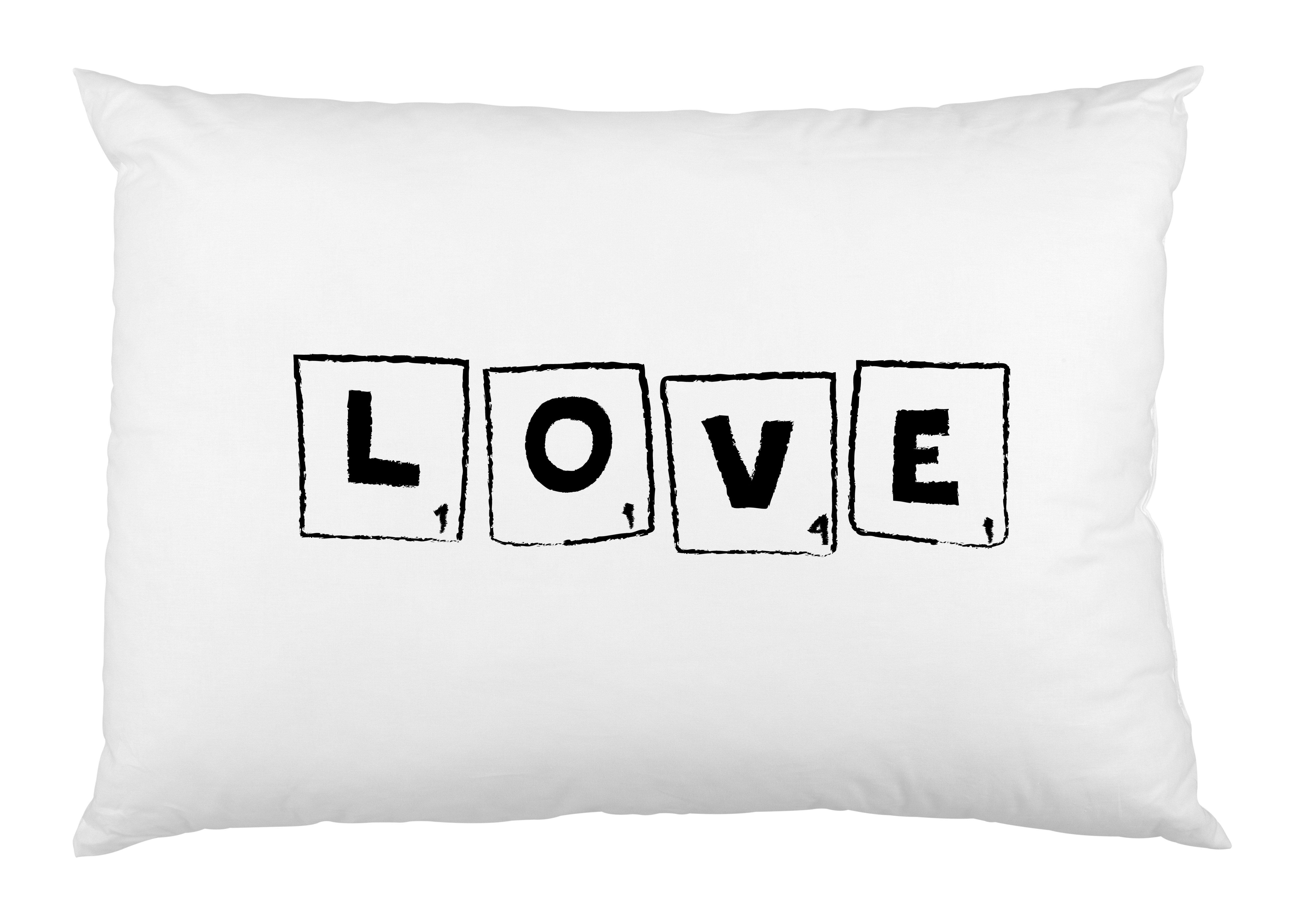 One Bella Casa Scrabble Love Pillow Case Wayfair