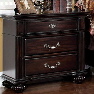 Go to store & view more images Snyder 3 Drawer Nightstand by A&J Homes Studio