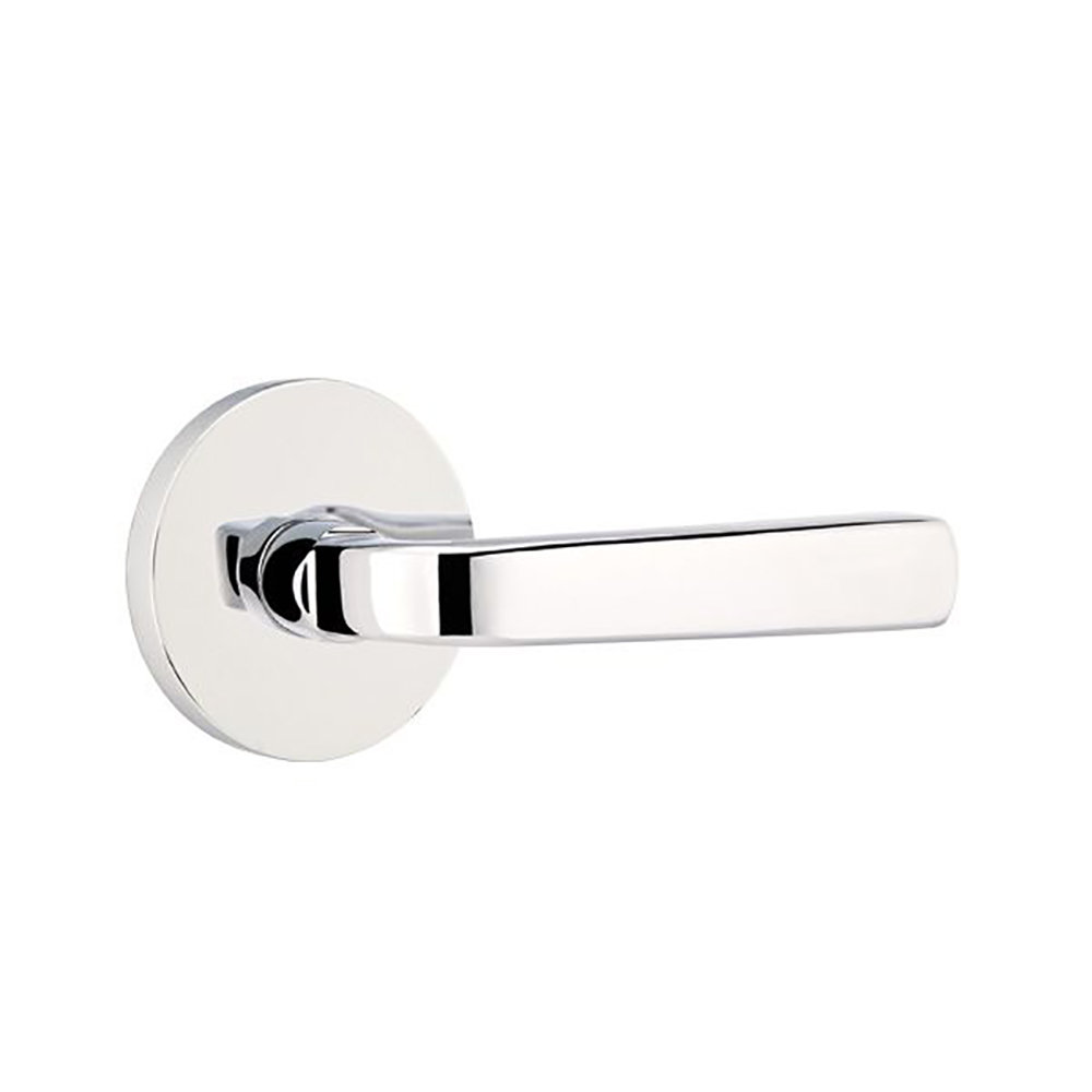 Emtek Passage Sion Lever With Disk Rose Wayfair