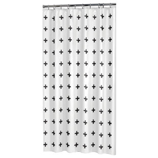 Modern Contemporary Extra Long Double Curtain Rods Allmodern Monroe Extra Long Signes Fabric Shower Curtain