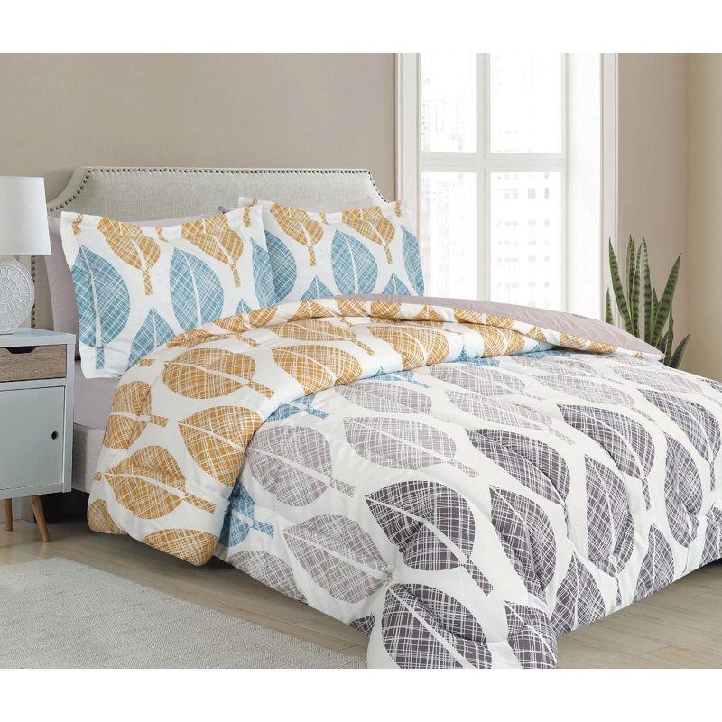 Latitude Run Ohan Ultra Soft Goose Down Alternative Comforter Set Reviews Wayfair