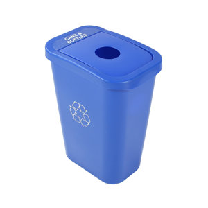 Billi Box Cans and Bottles Single 10 Gallon Recycling Bin