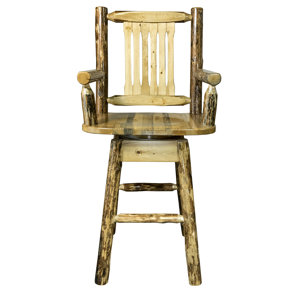 Loon Peak Tustin 30 Swivel Bar Stool Loon Peak Tustin 30 Swivel Bar Stool