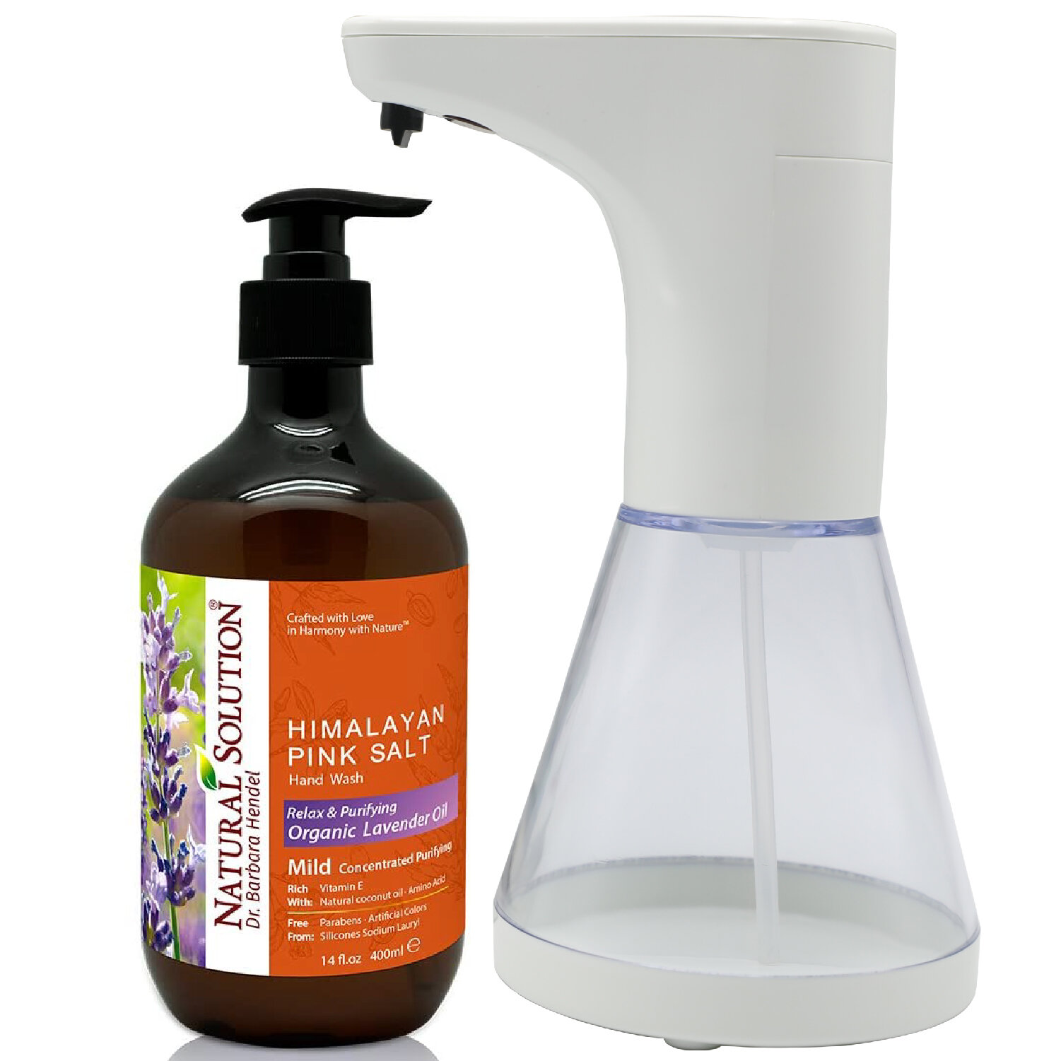 automatic hand wash with soap solution