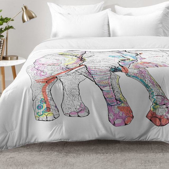 East Urban Home Elephant Comforter Set Wayfair
