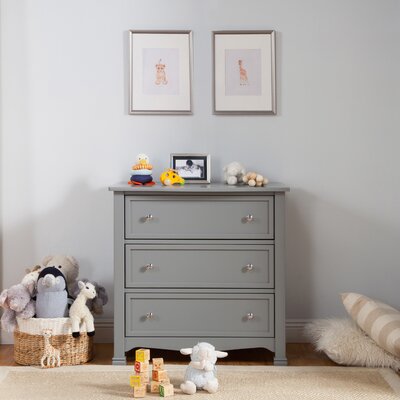 Davinci Kalani 3 Drawer Dresser Color Gray