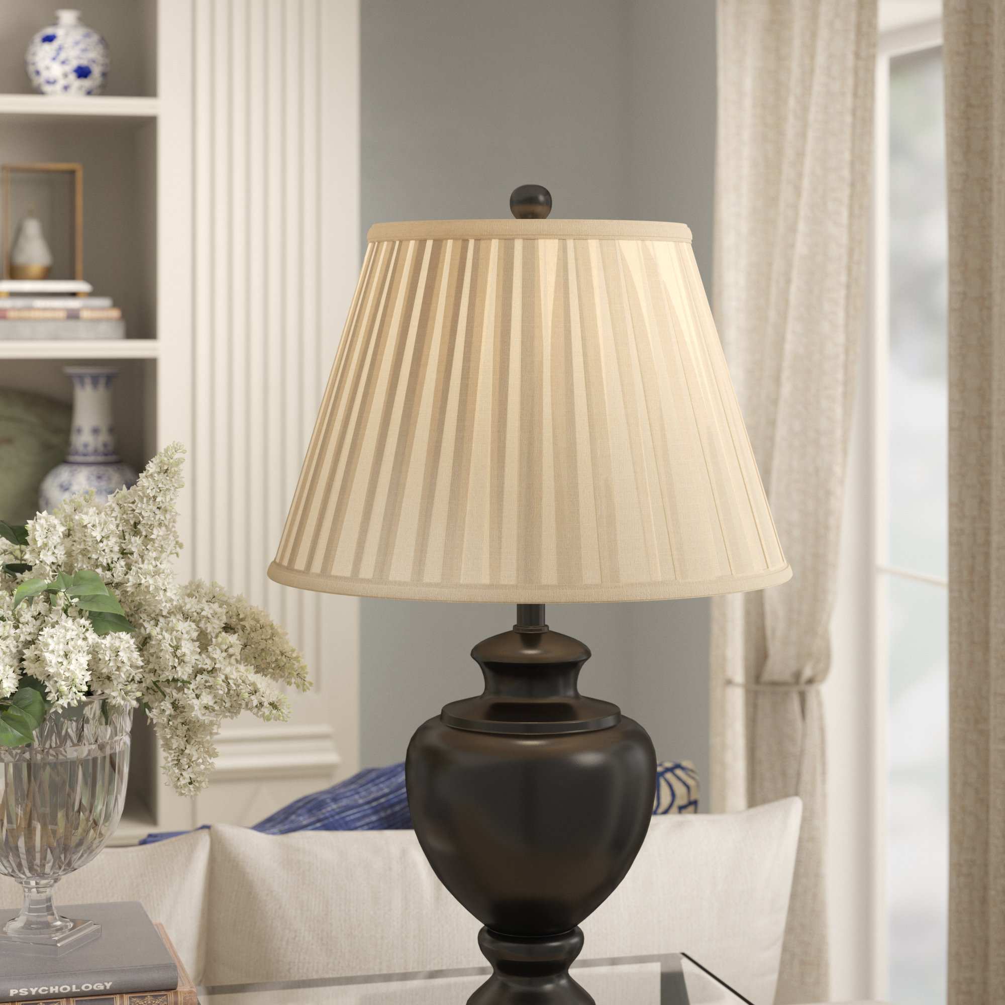 Alcott Hill® Silk/Shantung Empire Lamp Shade ( Spider ) & Reviews | Wayfair