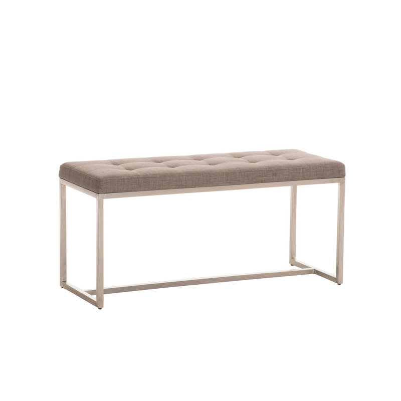 Home & Haus Gepolsterte Schlafzimmerbank Keid aus Metall | Wayfair.de Home & Haus Gepolsterte Schlafzimmerbank Keid aus Metall | Wayfair.de