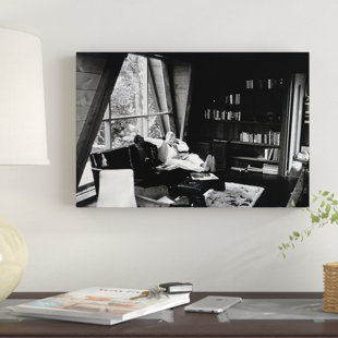 Robert Michael Sofa Wayfair Robert Redford Sitting On A Couch Photographic Print Canvas
