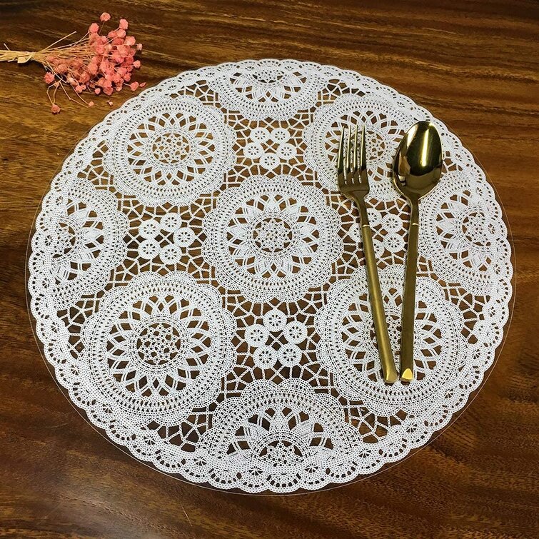 PVC Placemat Dining Table Runner Place Mats Kitchen Home Decor Washable Non Slip