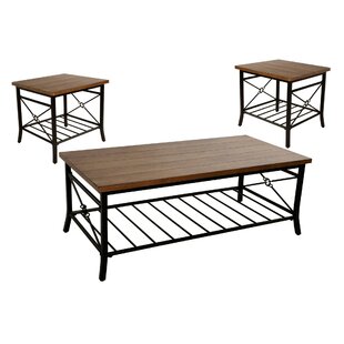 Abrielle 3 Piece Coffee Table Set by 17 Stories