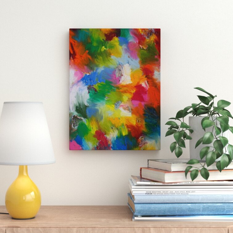 Zipcode Design Color Explosion by Kent Youngstrom - Wrapped Canvas ...