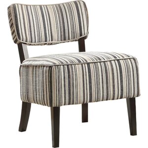 Curry Striped Side Chair