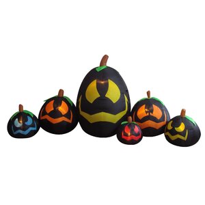 Halloween Inflatable Freestanding Pumpkins Decoration