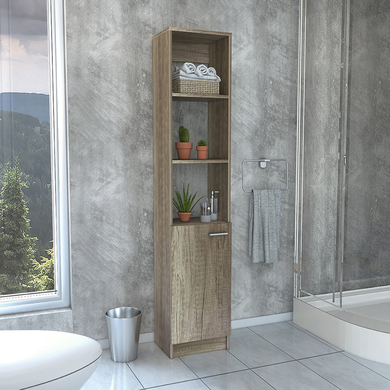 Latitude Run Ortiz Vazquez 13 W X 64 H Linen Tower Reviews Wayfair