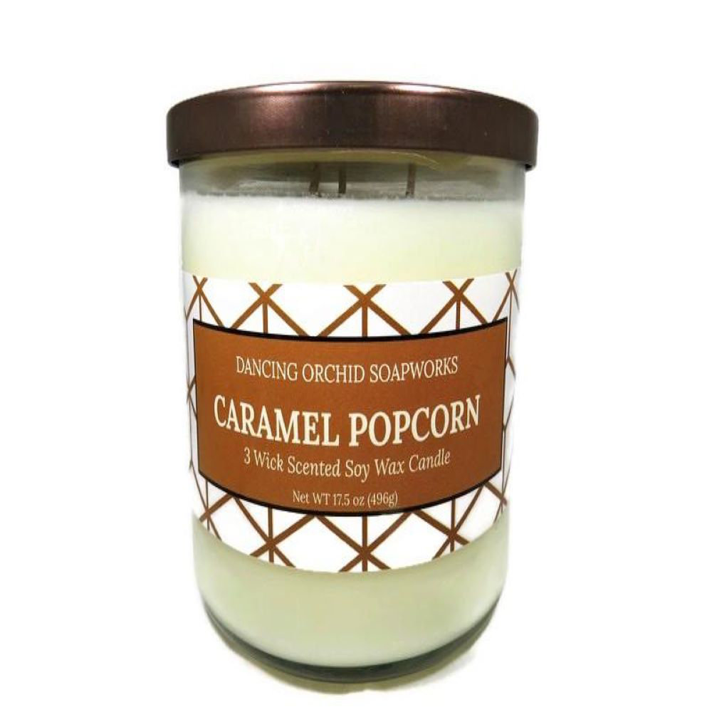 Popcorn Candle Container Candles Caramel Popcorn Candle Candles & Holders etna.com.pe