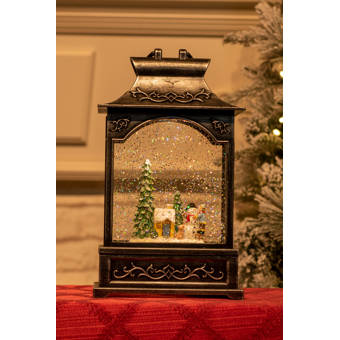 The Holiday Aisle Led Halloween Triple Skulls Stack Tower Snow Globe Wayfair