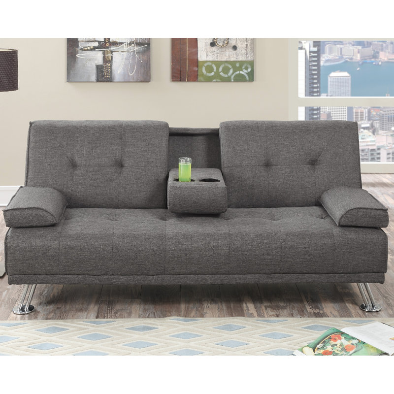 Ebern Designs Ashdown Twin 72 Tufted Back Convertible Sofa Ebern Designs Ashdown Twin 72 Tufted