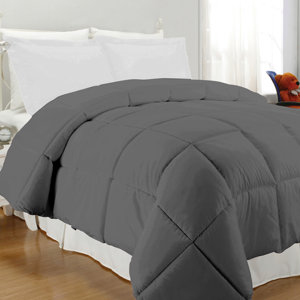 Andover Mills Westview Solid Microfiber Down Alternative Comforter