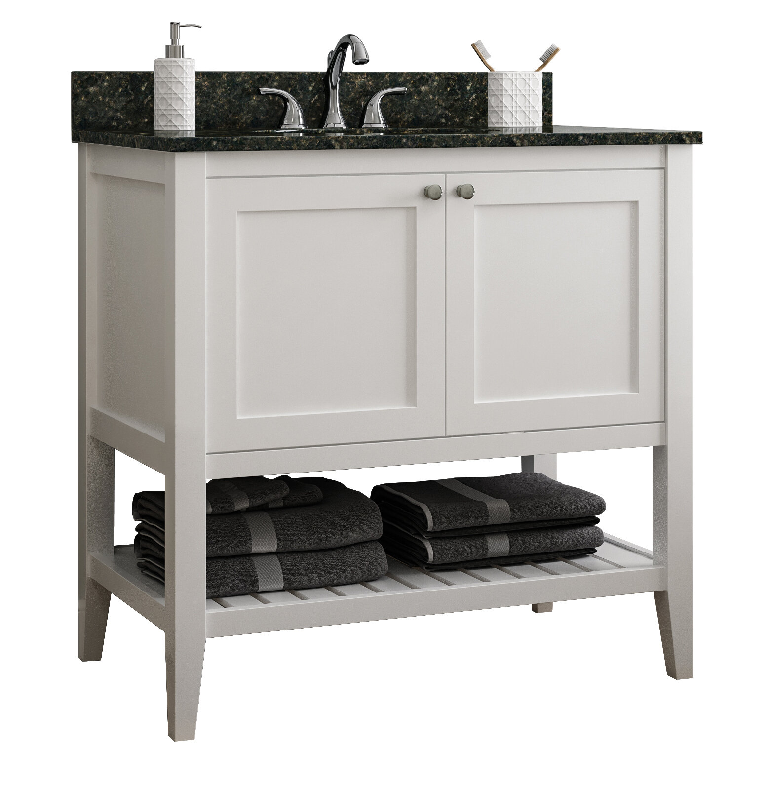 Red Barrel Studio Akinola 42 Single Bathroom Vanity Base Only Reviews Wayfair