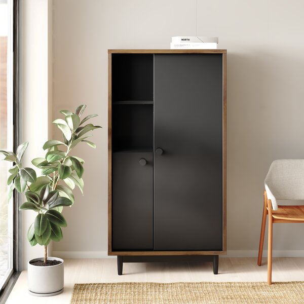 Modern Contemporary Shallow Storage Cabinet Allmodern