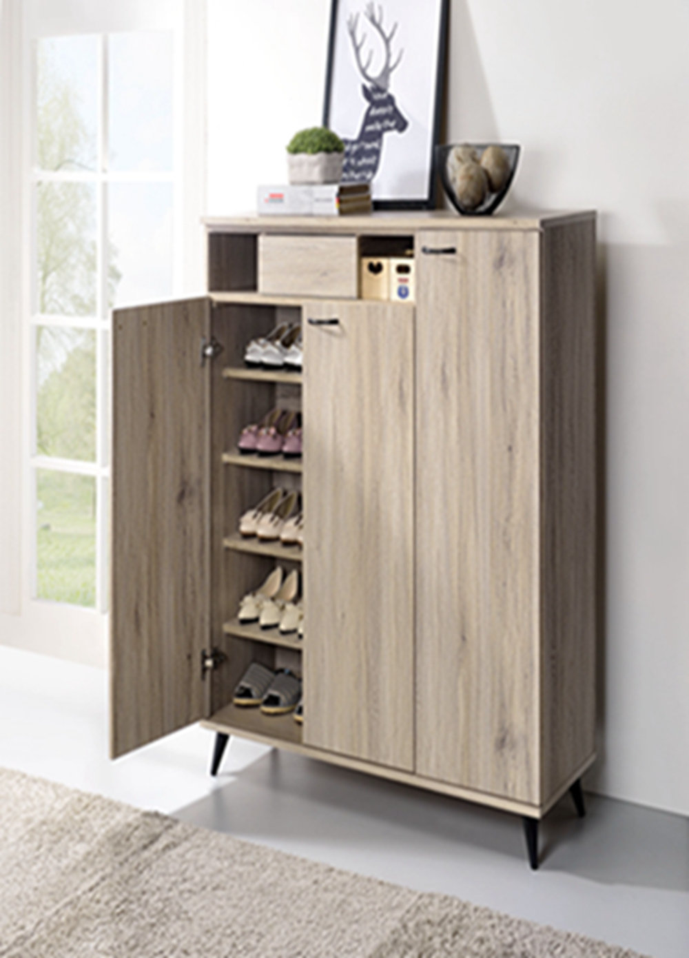 shoe furniture storage with doors on Nostrum 20 Pair Shoe Storage Cabinet Wayfair